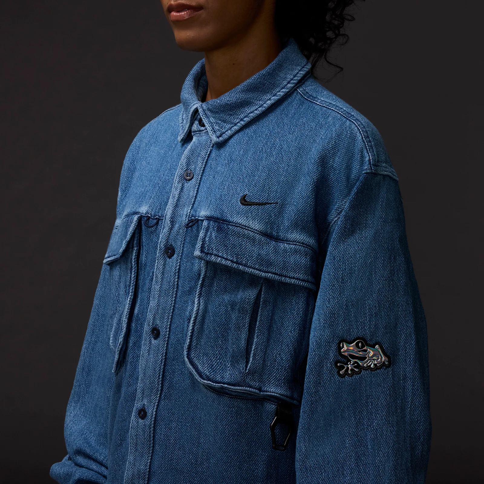 Lily Pad Denim Shirt - Image 10