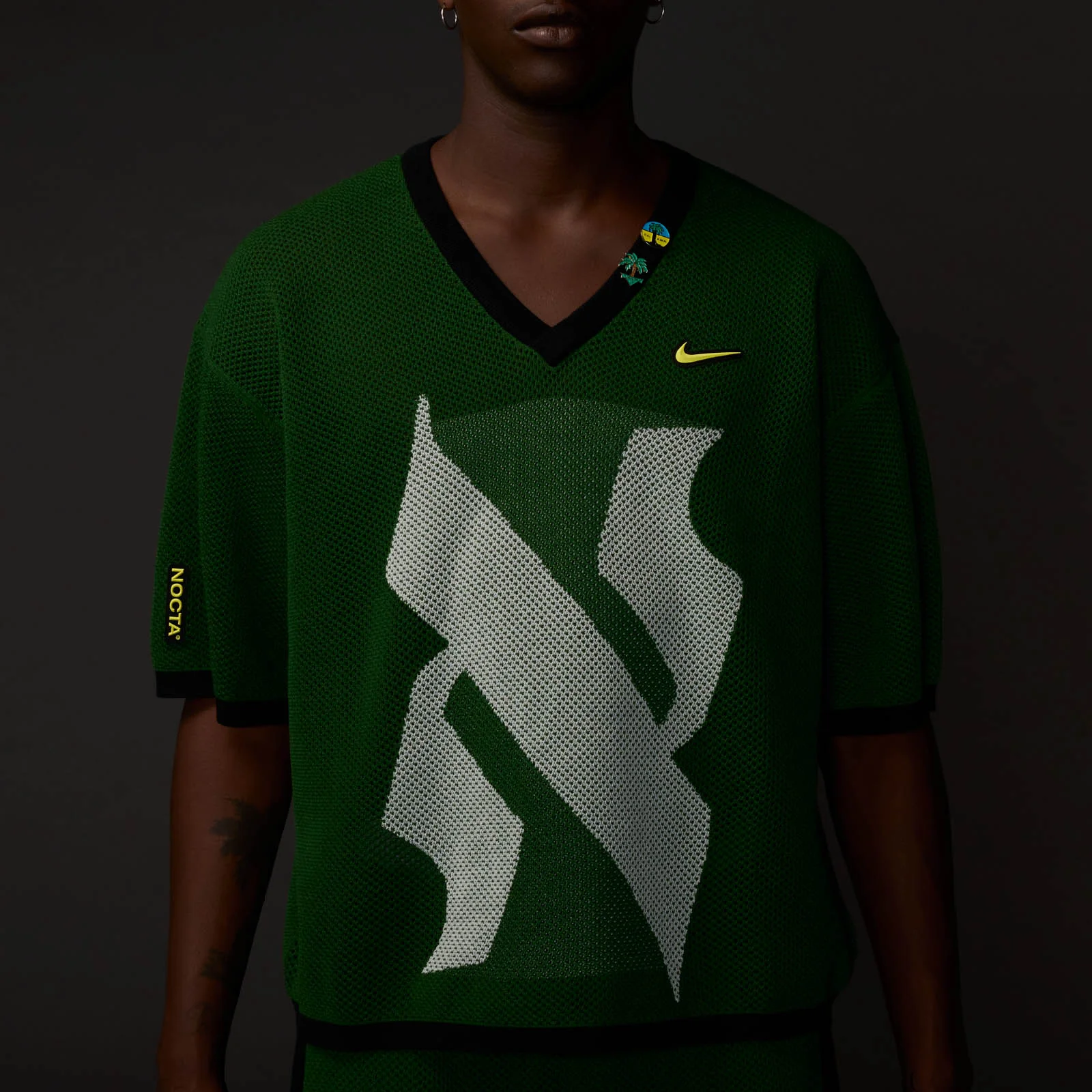 Vybz Green Knit Short Sleeve - Image 2